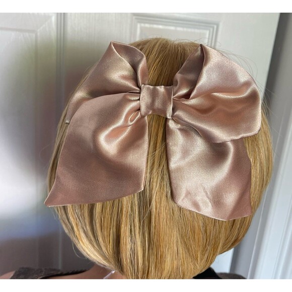New Coquette hair bow chocolate color for women and girls - Picture 10 of 10